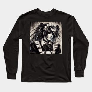 Emo Maid Long Sleeve T-Shirt